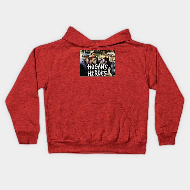 Hogans Heroes Sitcom Kids Hoodie by ekycatursaputra